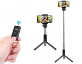Statyw uchwyt Selfie Stick tripod Disph z pilotem Bluetooth do telefonu – zdjęcie 2