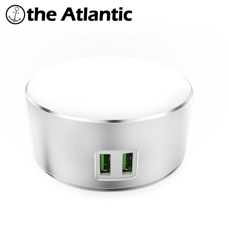 Lampka nocna ładowarka do telefonu LDNIO A2208 LED 2xUSB 2.4A