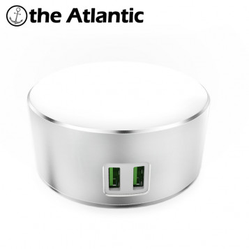 Lampka nocna ładowarka do telefonu LDNIO A2208 LED 2xUSB 2.4A