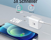 Szybka ładowarka Tecnix CHR-086 USB-C 20W iPhone PD 3.0 – zdjęcie 2