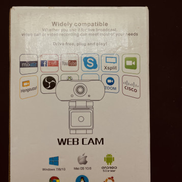 Kamera internetowa webcam FullHD 1080P 2MP 30FPS, stan: nowy