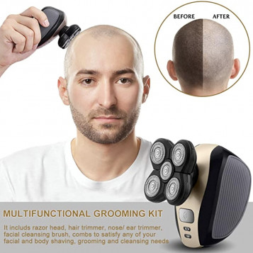 Elektryczna golarka rotacyjna 5 w 1 Shaver 4D