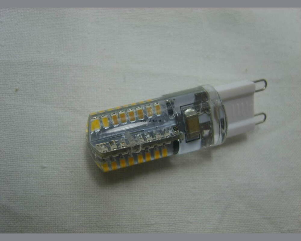 Żarówka G9 64 LED SMD 380lm 3.5W mini 15mm