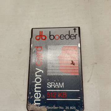 Karta SRAM PCMCIA 512KB db boeder, stan: nowy