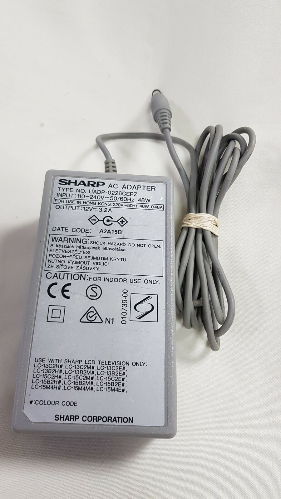 Zasilacz sieciowy Sharp UADP-0240CEPZ 12V 4.0A 10H
