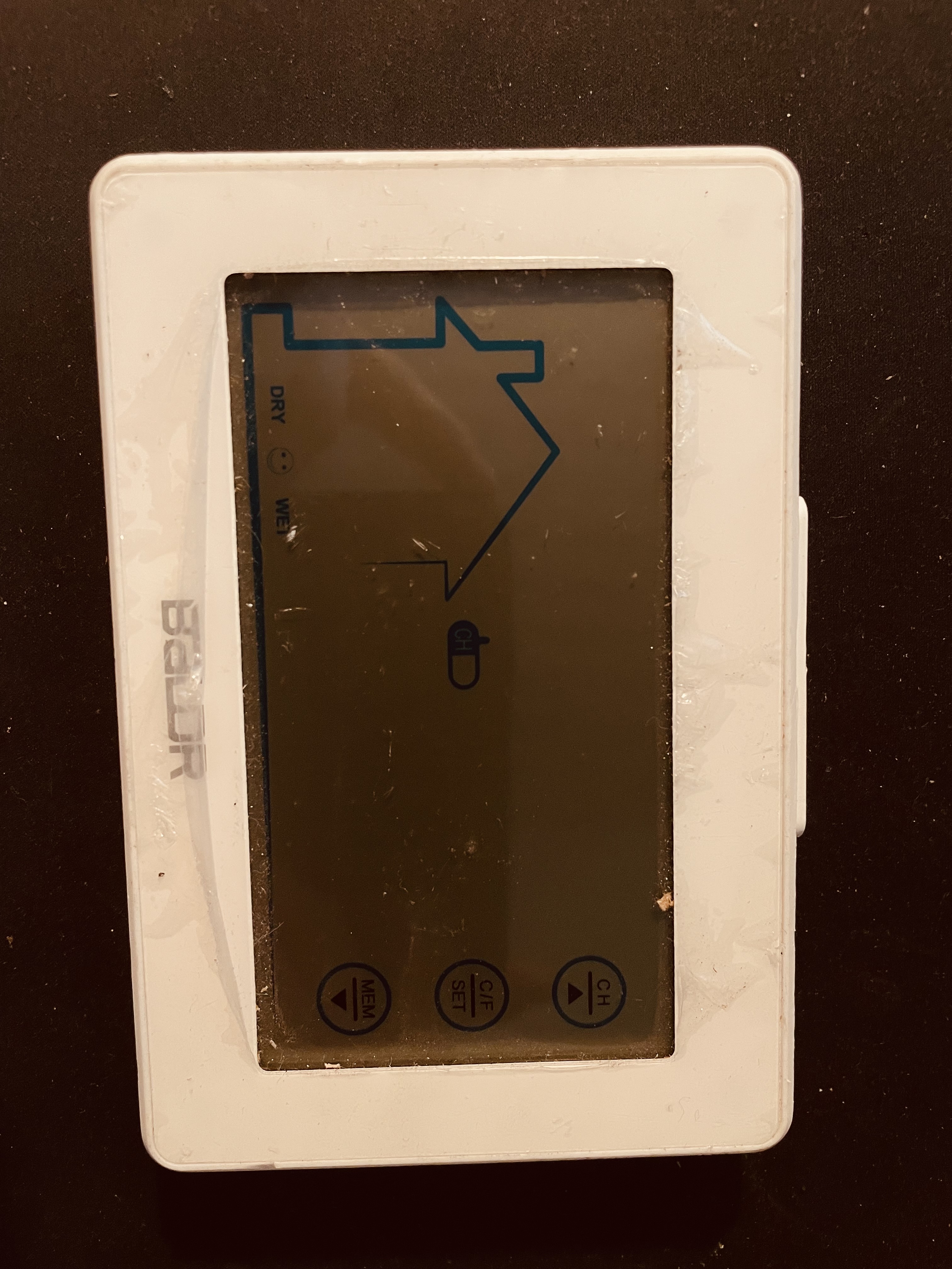 Wyświetlacz do stacji pogody BALDR dotykowy LCD pionowa Home