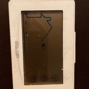 Wyświetlacz do stacji pogody BALDR dotykowy LCD pionowa Home