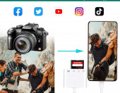 Czytnik kart SD USB-C Adapter USB OTG 4w1 TF – zdjęcie 4