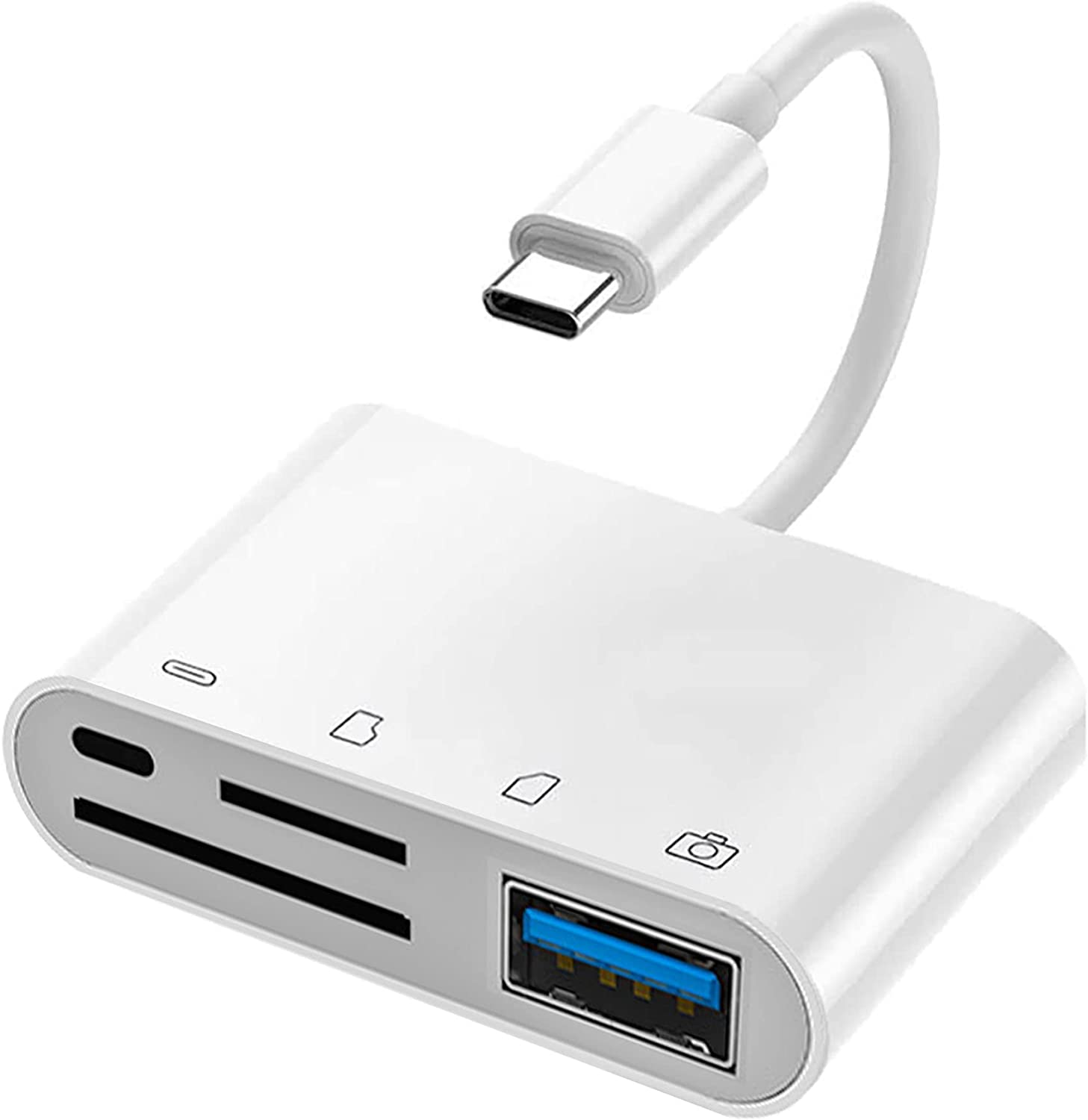 Czytnik kart SD USB-C Adapter USB OTG 4w1 TF