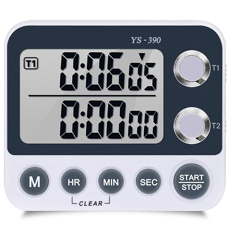 Cyfrowy podwójny minutnik czasomierz kuchenny Timer YS-390