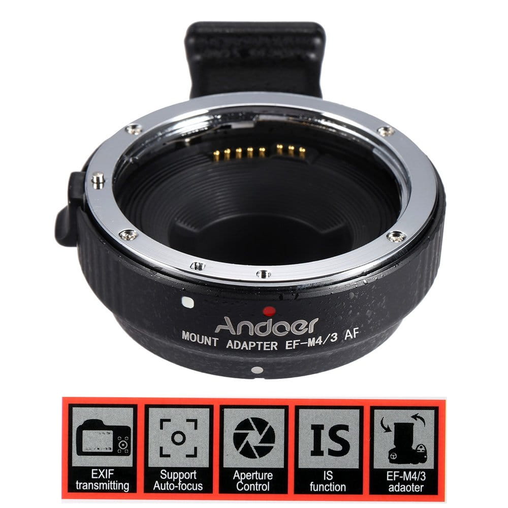 Adapter AF Canon EOS EF EFS - Micro M4/3 autofocus