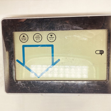 Wyświetlacz LCD do stacji pogody Auriol czarny