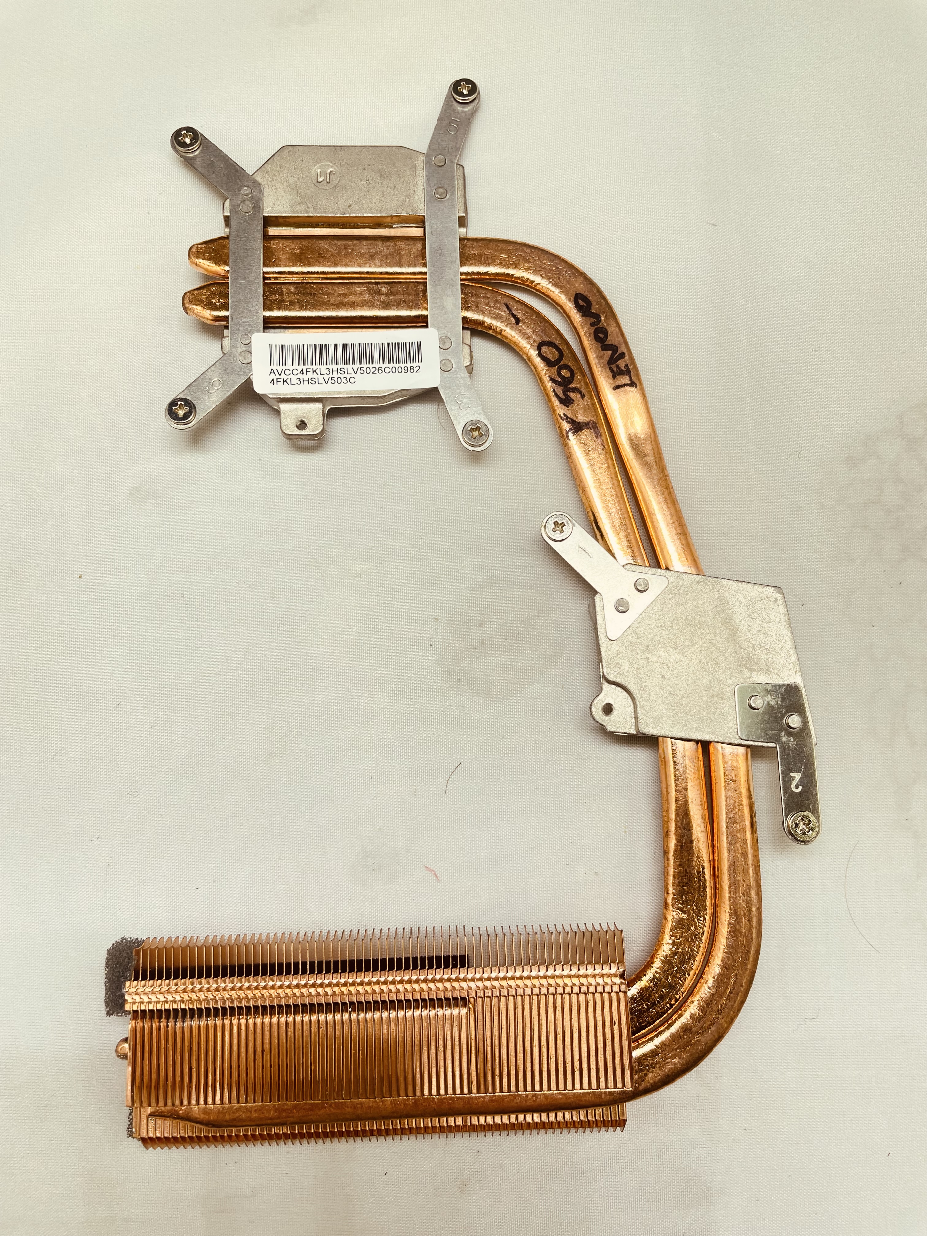 Wentylator radiator chłodzenie Lenovo Y560