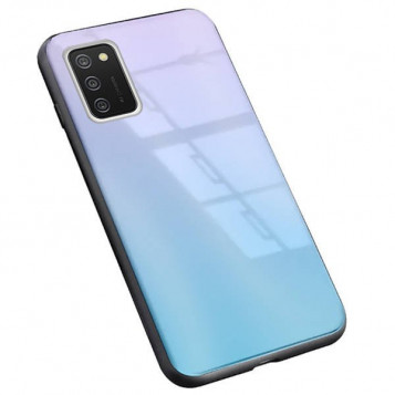 Etui pokrowiec plecki do Samsung A02S- SM-A025 niebiesko-różowy