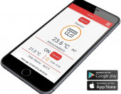 Bezprzewodowy termostat ścienny WiFi Smart Vemer Tuo VE785700 – zdjęcie 1