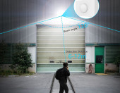 Zewnętrzna lampa LED Olafus 60W czujnik ruchu 6600lm – zdjęcie 2