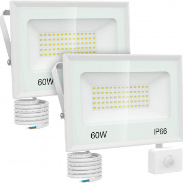 Zewnętrzna lampa LED Olafus 60W czujnik ruchu 6600lm