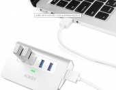 Przenośny HUB USB-A 4XUSB 3.0 AUKEY CB-H5 – zdjęcie 2