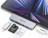 Multi-Port USB-C HUB 6w1 4K HDMI Hommie do iPada Pro – zdjęcie 2