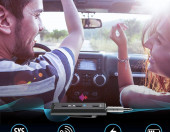 Odbiornik adapter audio Bluetooth 4.2 AUX CVC6.0 z klipsem AGPTEK – zdjęcie 3