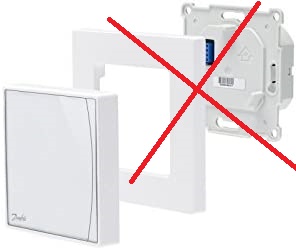 Bezprzewodowy termostat pokojowy Ectemp Smart WiFi Danfoss 088L1141