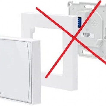 Ectemp Smart WiFi Danfoss 088L1141 wireless room thermostat