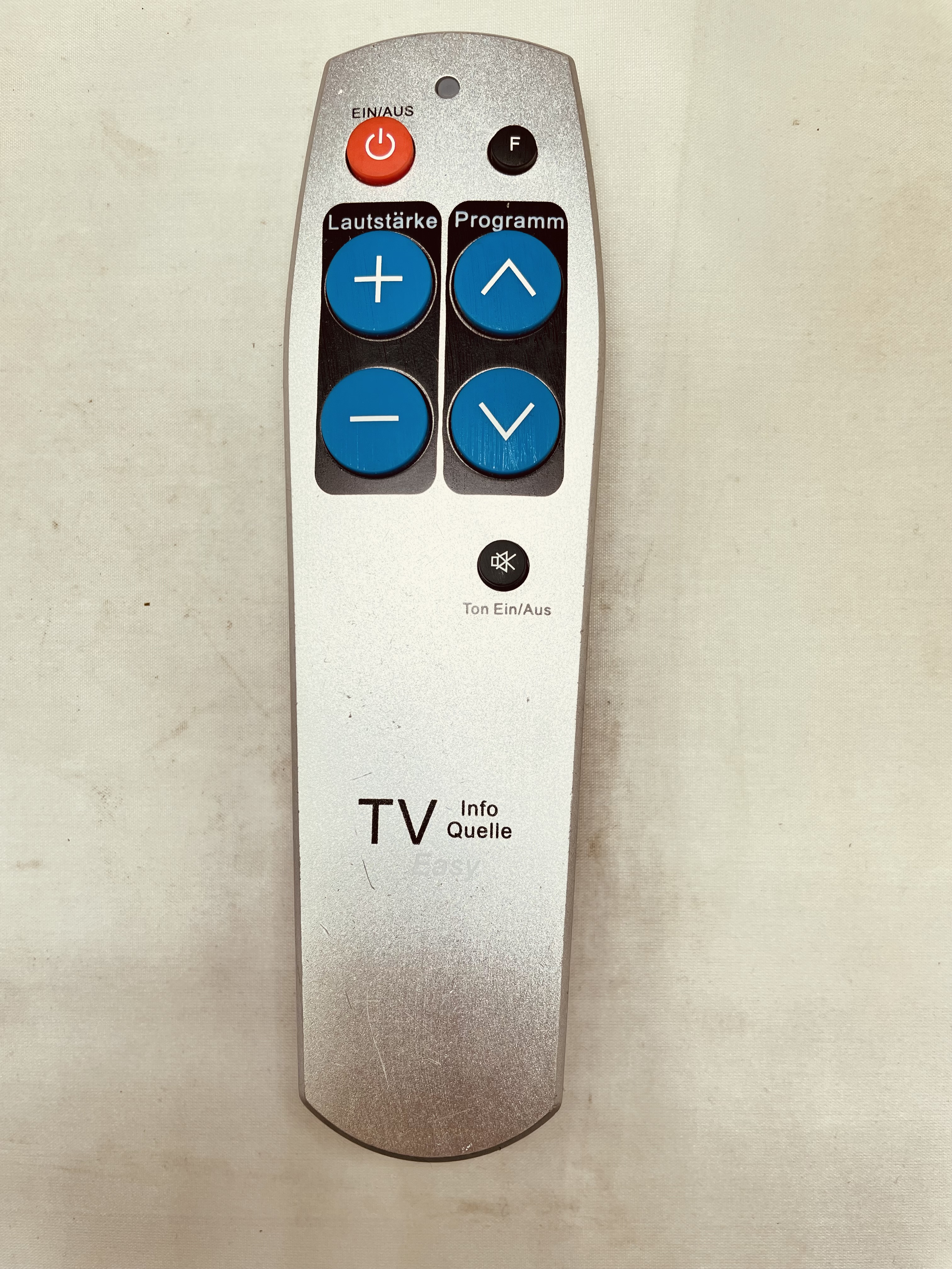 Pilot do sterowania TV telewizorem dla seniora duże przyciski EASY
