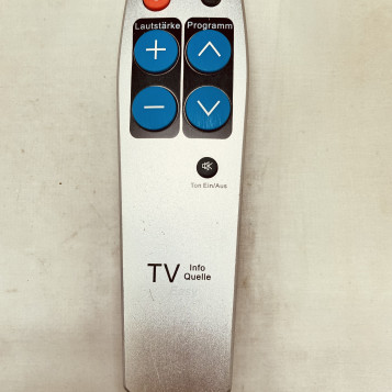 Pilot do sterowania TV telewizorem dla seniora duże przyciski EASY
