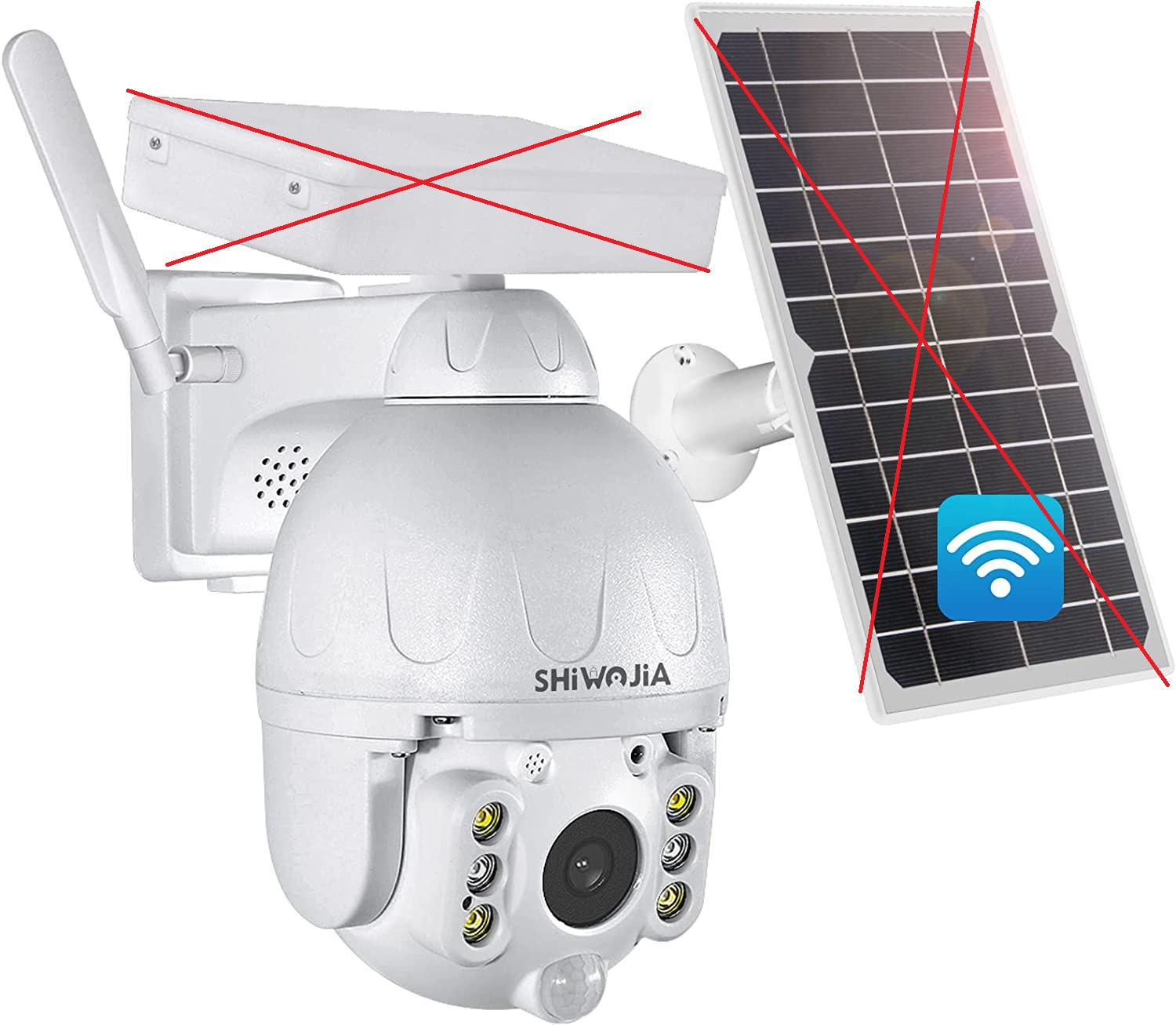 Zewnętrzna kamera SHIWOJIA obrotowa WiFi FHD