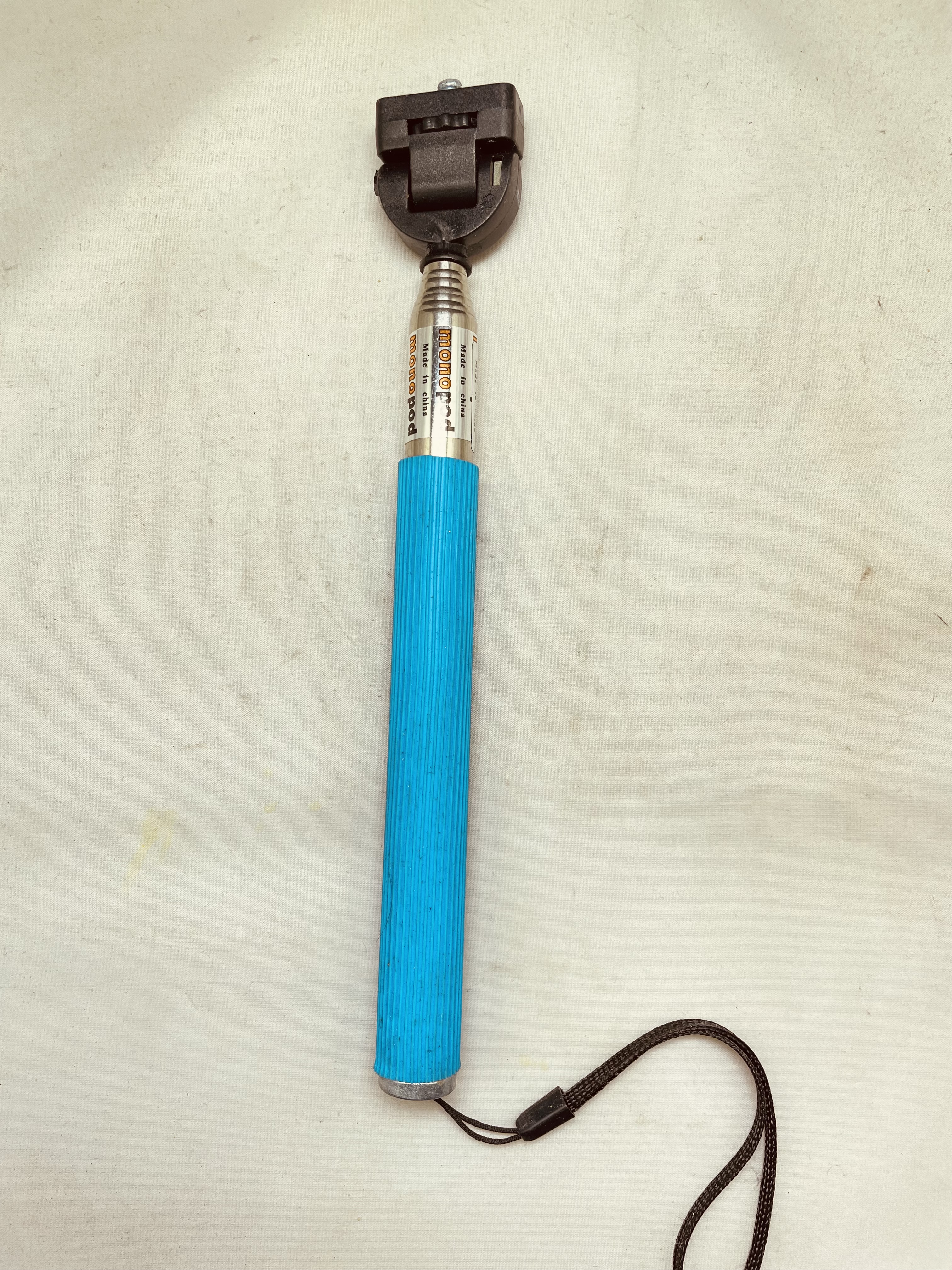 Kijek do selfie stick monopod statyw pilot Bluetooth niebieski