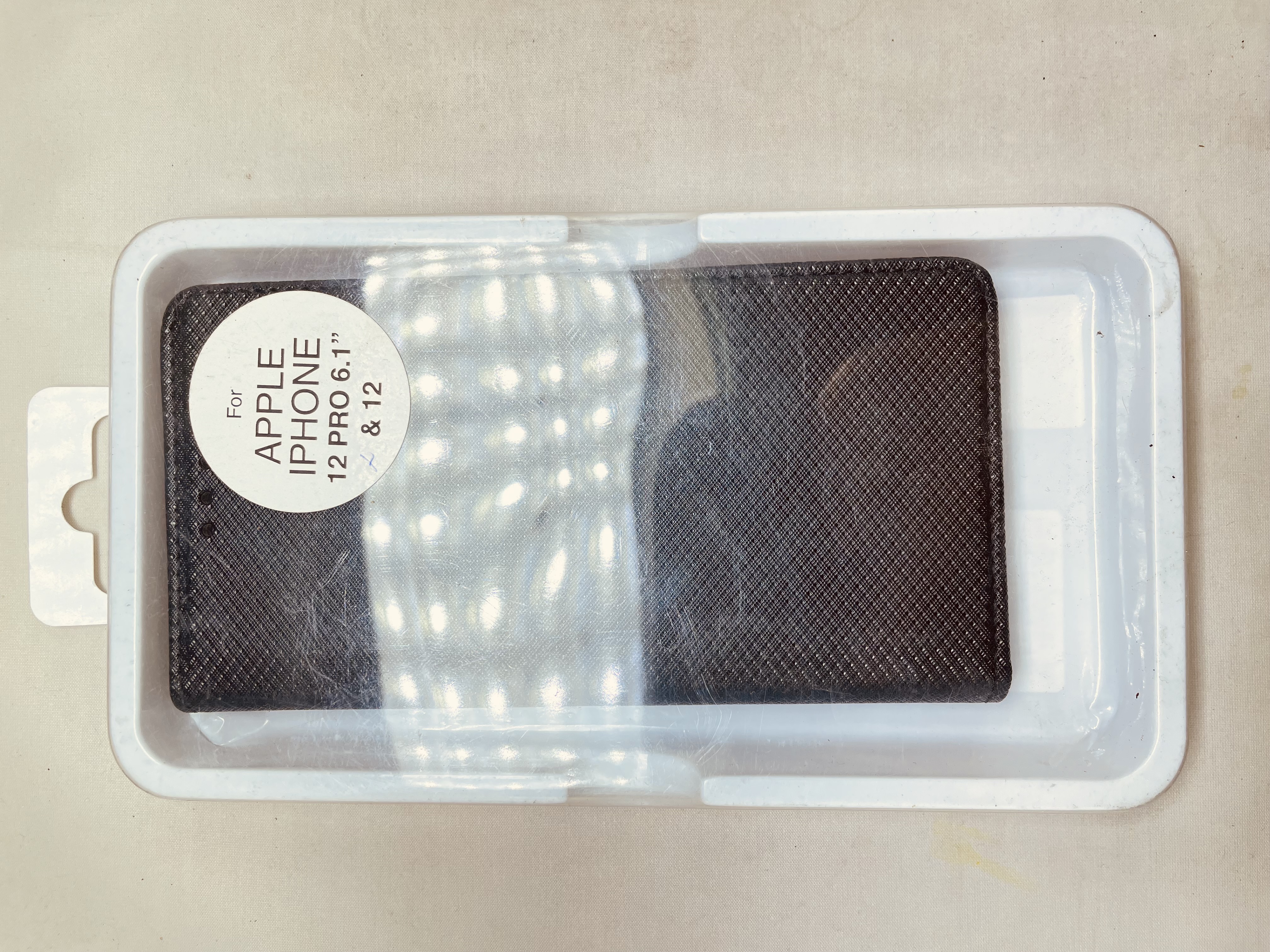Zamykane etui pokrowiec kabura do iPhone 12 Pro na magnes