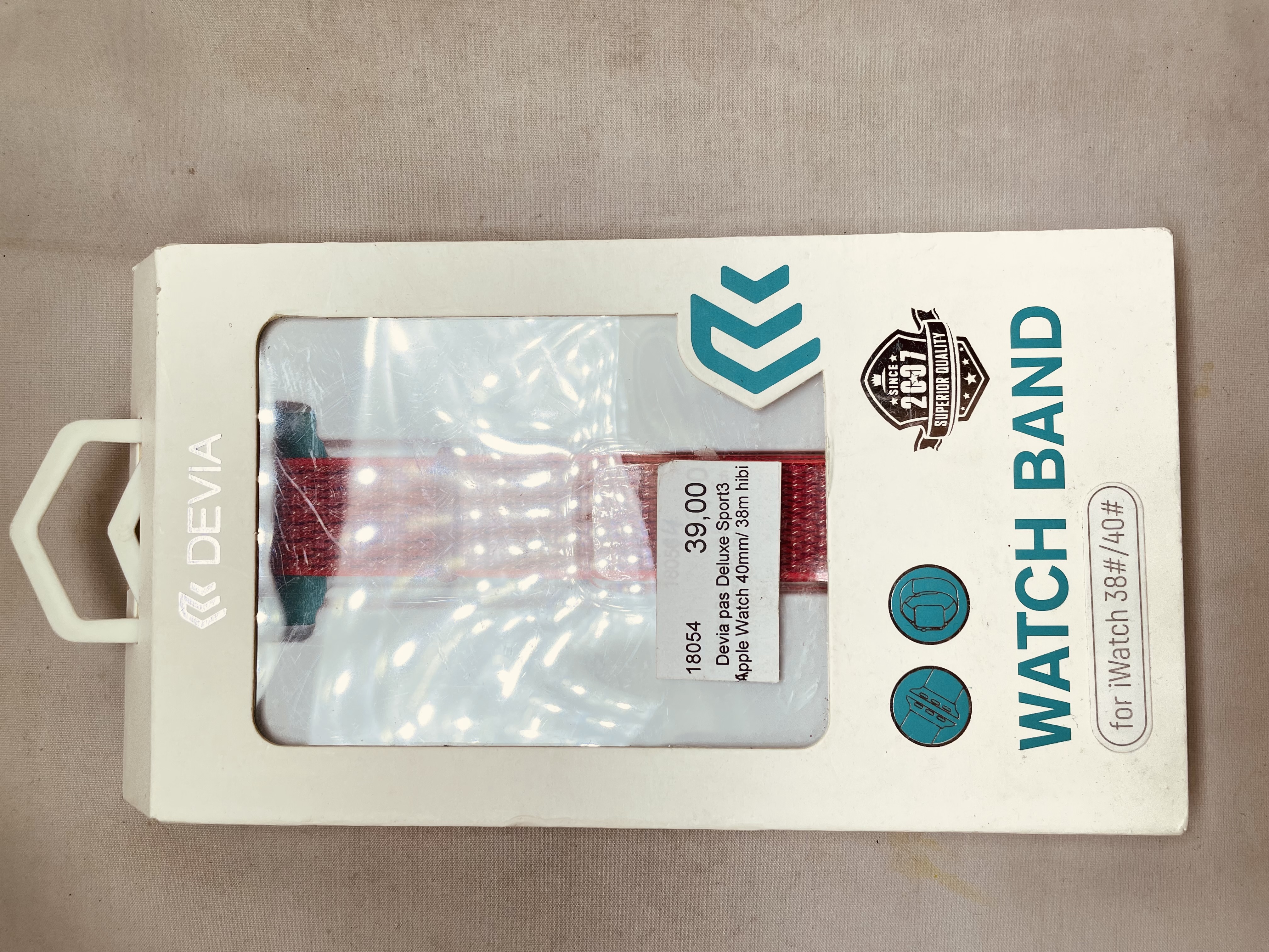Pasek branzoleta do smartwatcha Apple Watch 40/38mm Hibiskus Devia