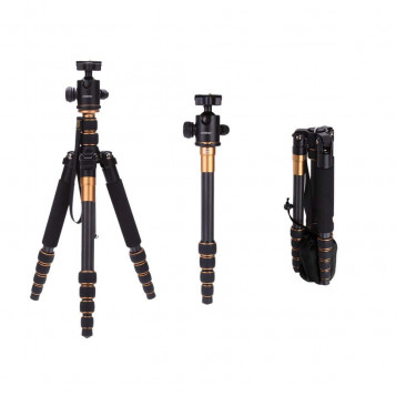 Andoer Pro Tripod Q666C – statyw węglowy z głowicą (używany)