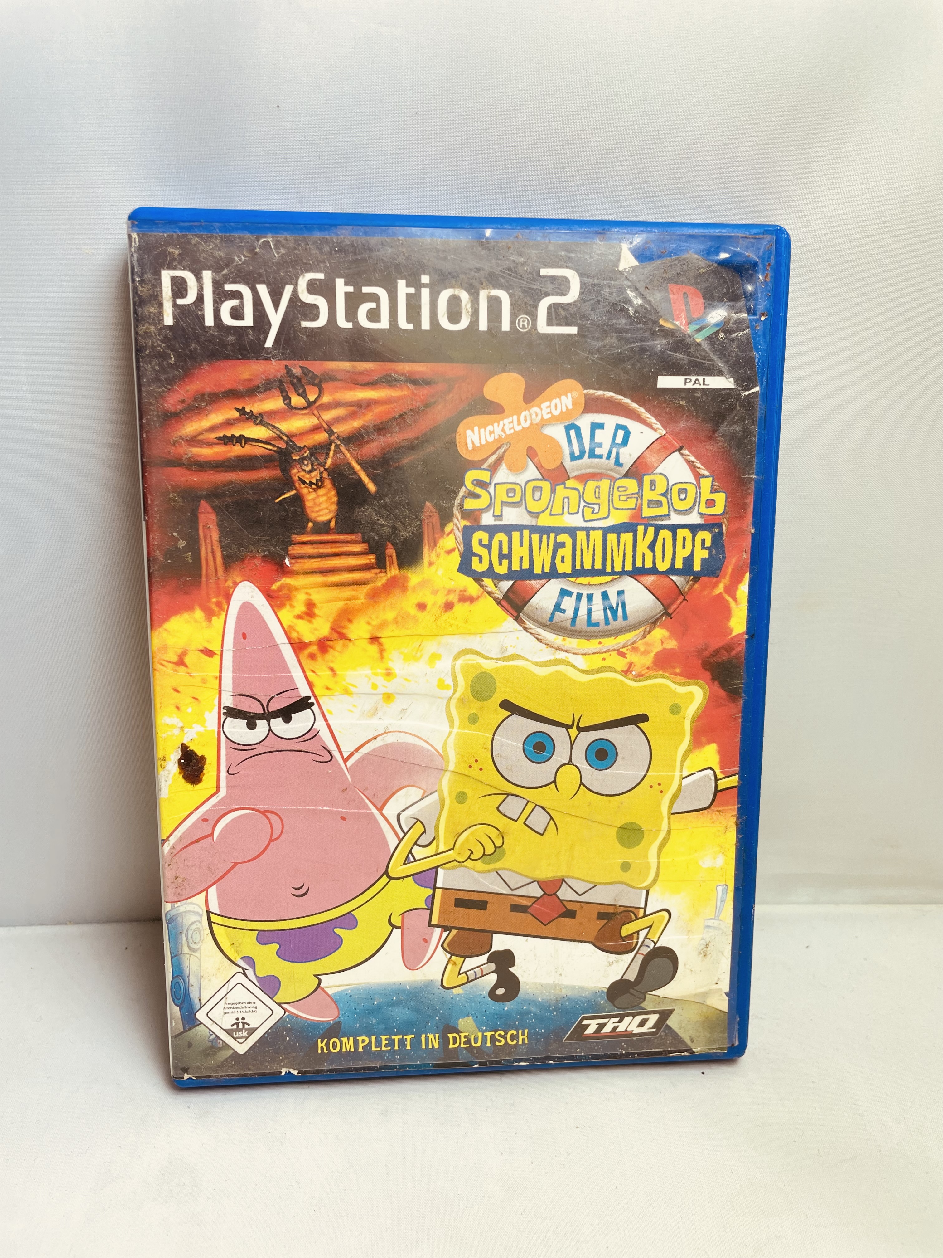 Gra film Spongebob Squarepants The Movie PS2 DE