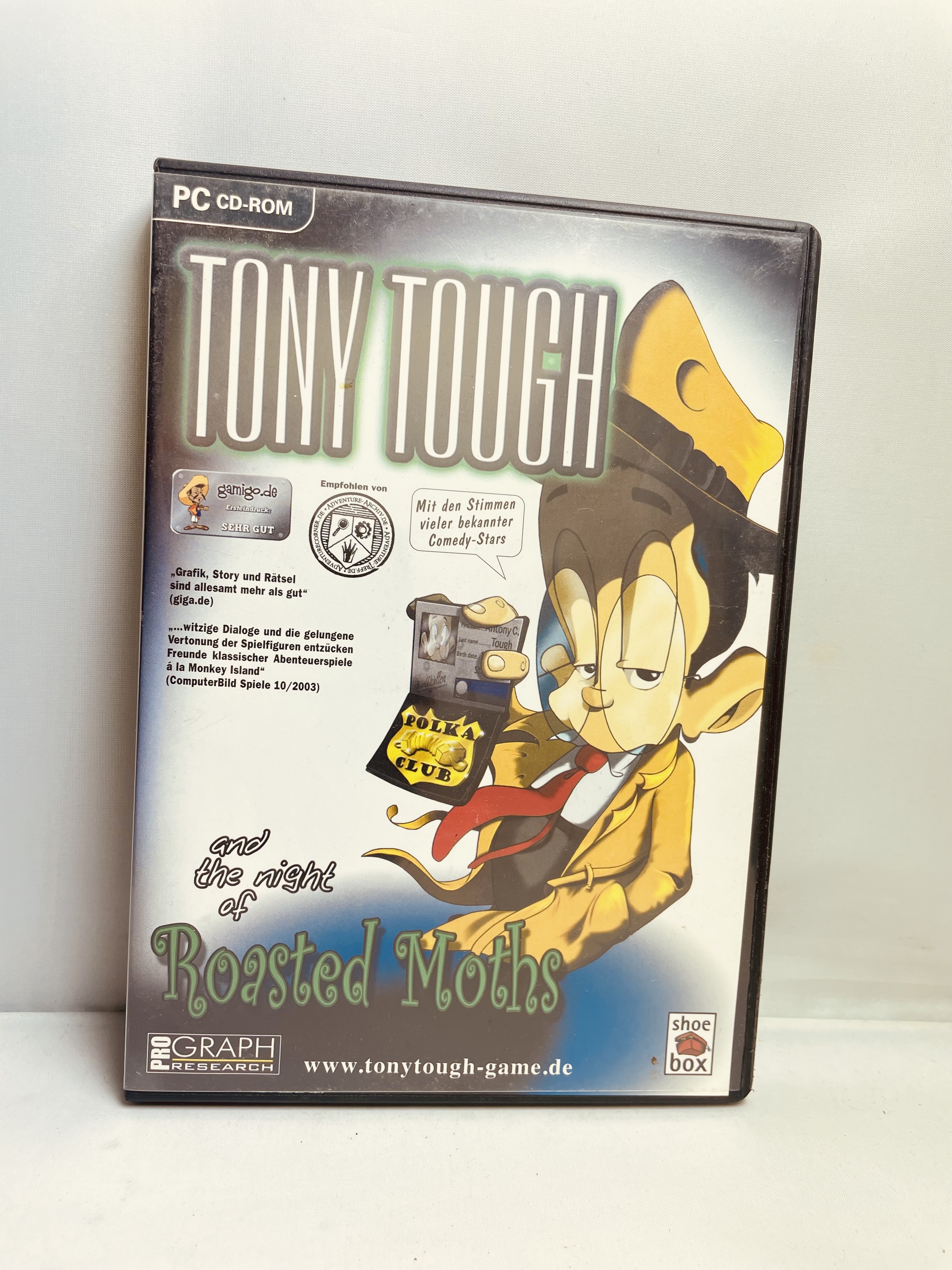 Gra przygodowa Tony Tough and the Night of Roasted Moths DE