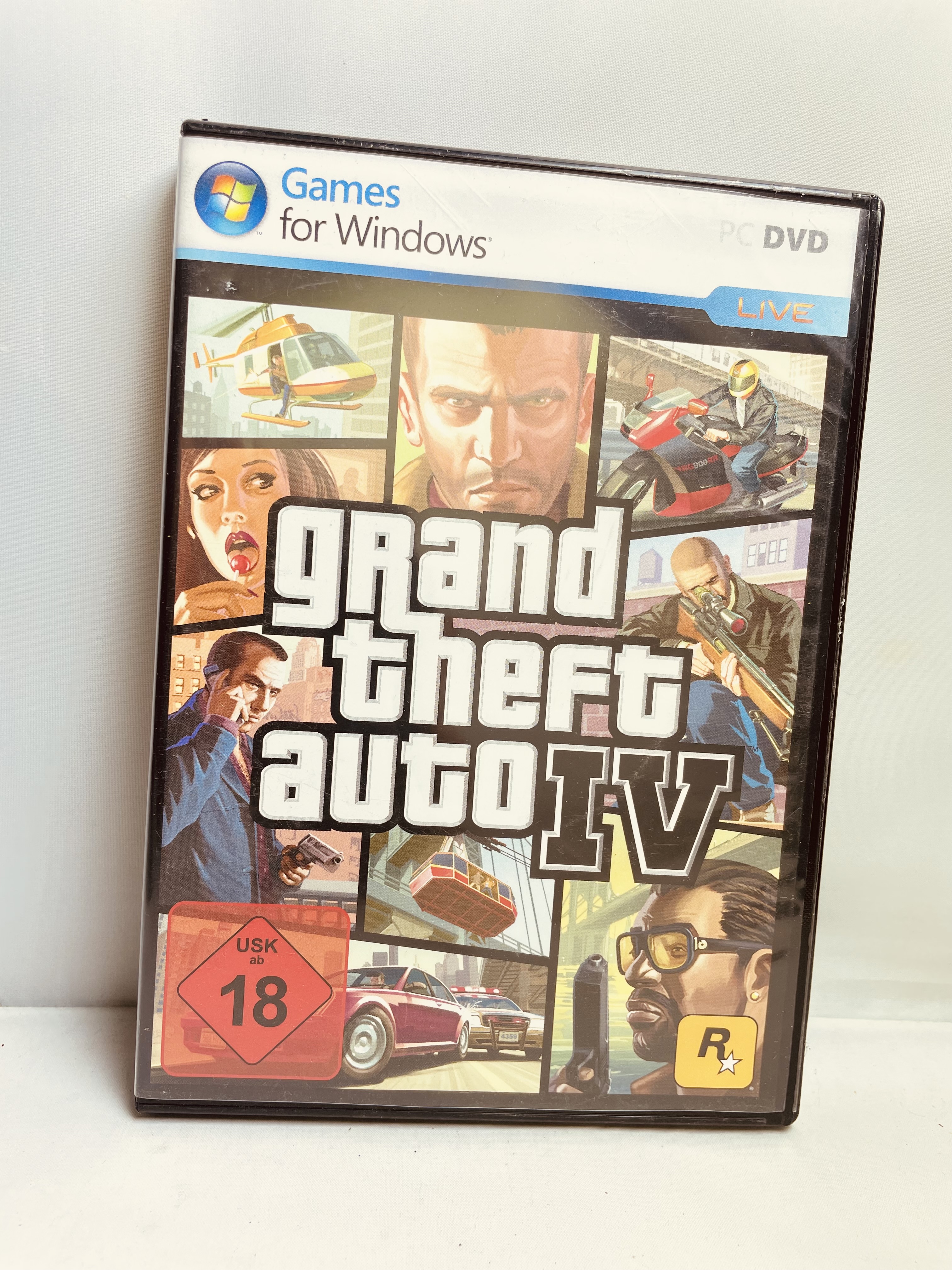 Gra akcji Grand Theft Auto 4 GTA 4 IV PC DE CD ROM