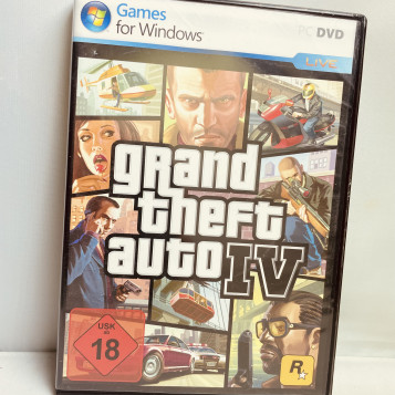Gra akcji Grand Theft Auto 4 GTA 4 IV PC DE CD ROM