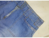 Spodnie jeansy szerokie 100% bawełna unisex – zdjęcie 2