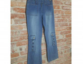 Spodnie jeansy szerokie 100% bawełna unisex – zdjęcie 4