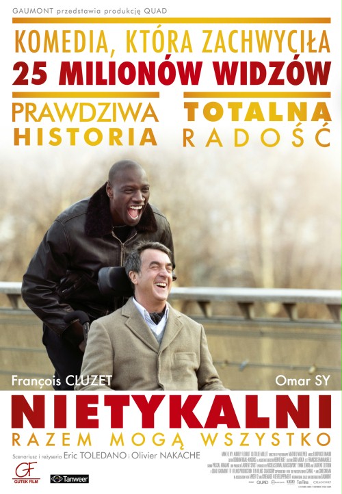 Płyta DVD film Nietykalni 2011 DE