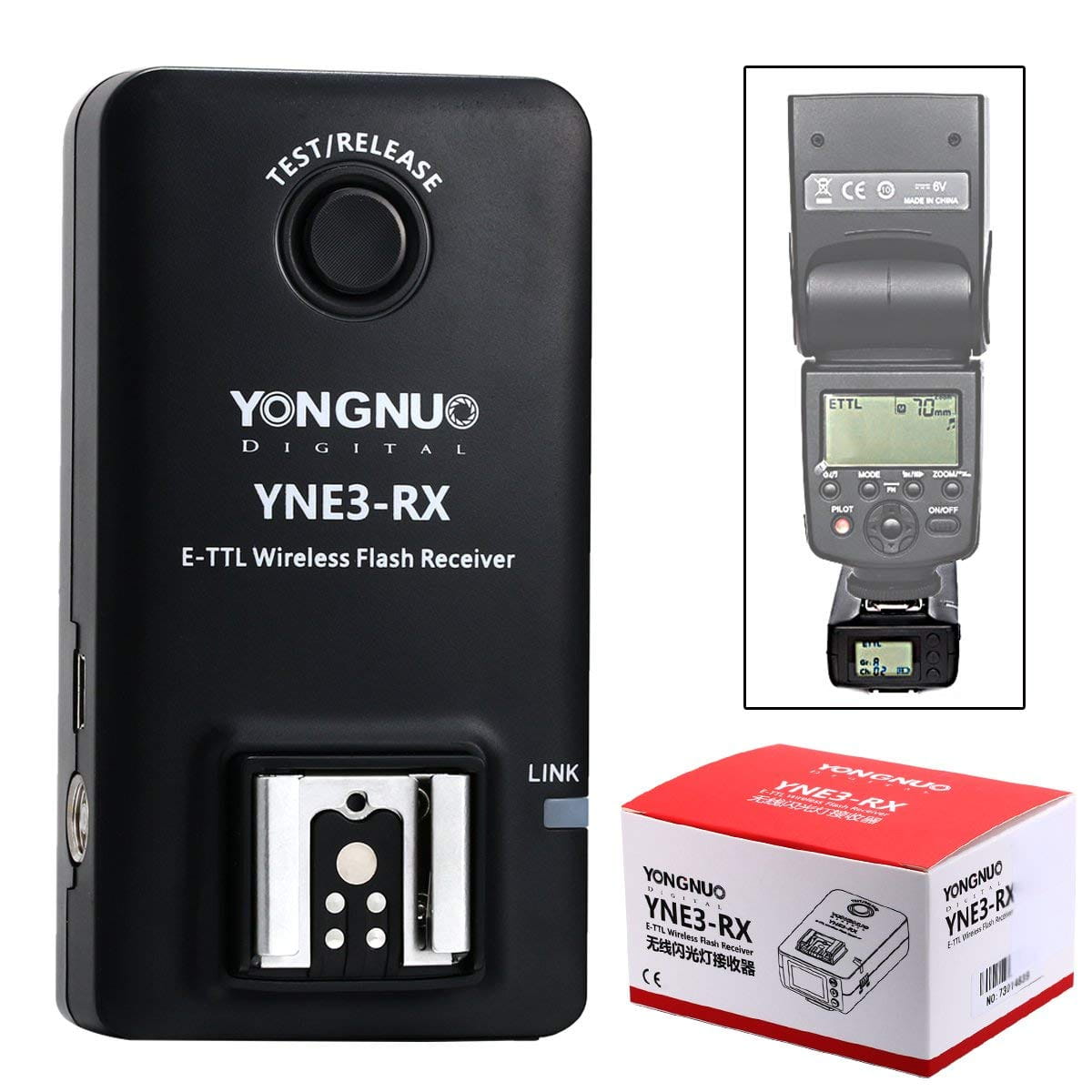 Odbiornik radiowy TTL RT Yongnuo YNE3-RX Canon