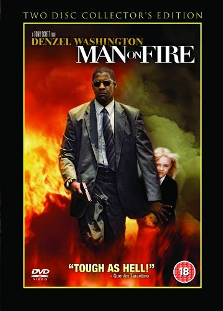 Płyta DVD film thriller Man on Fire Denzel Washington DE