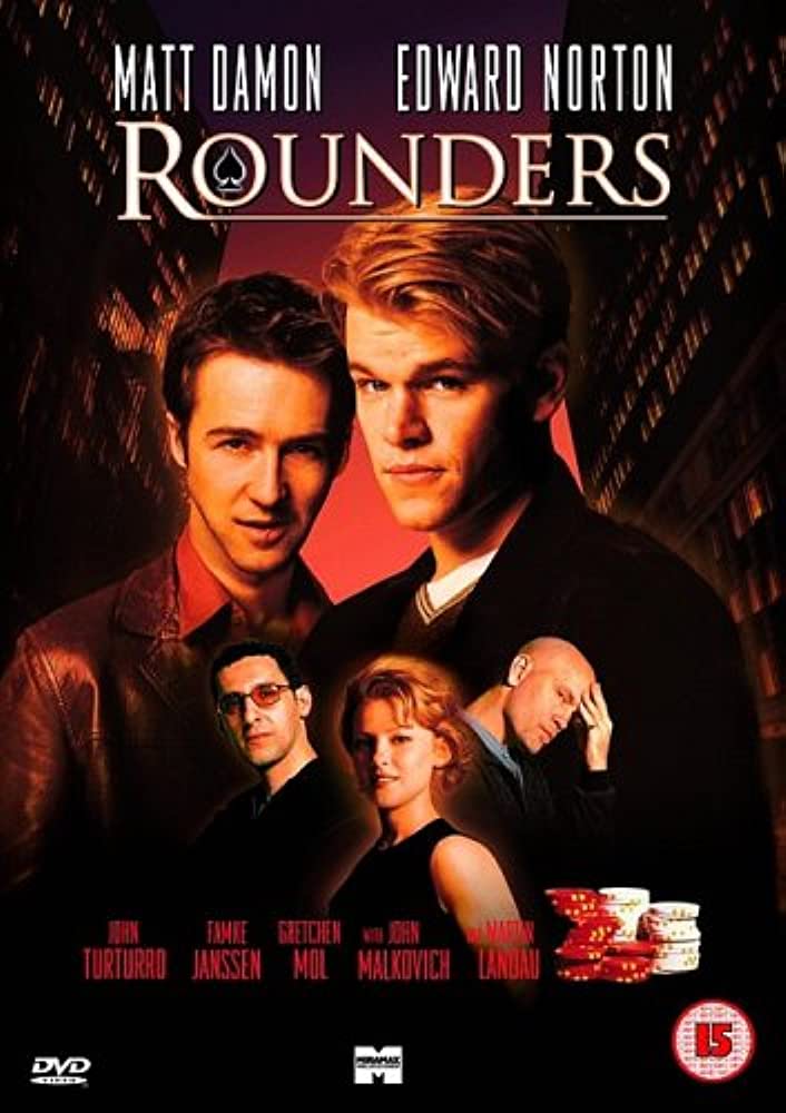 Płyta DVD film Hazardziści Rounders 1998 DE