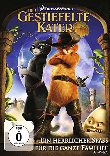 Płyta DVD film Kot w butach Gestiefelter kater DE