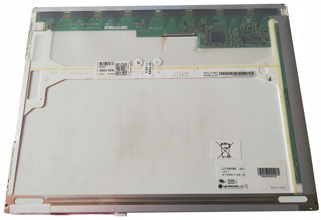 Matryca do laptopa LG LP150X05-A2C1 15" LCD XGA 30PIN