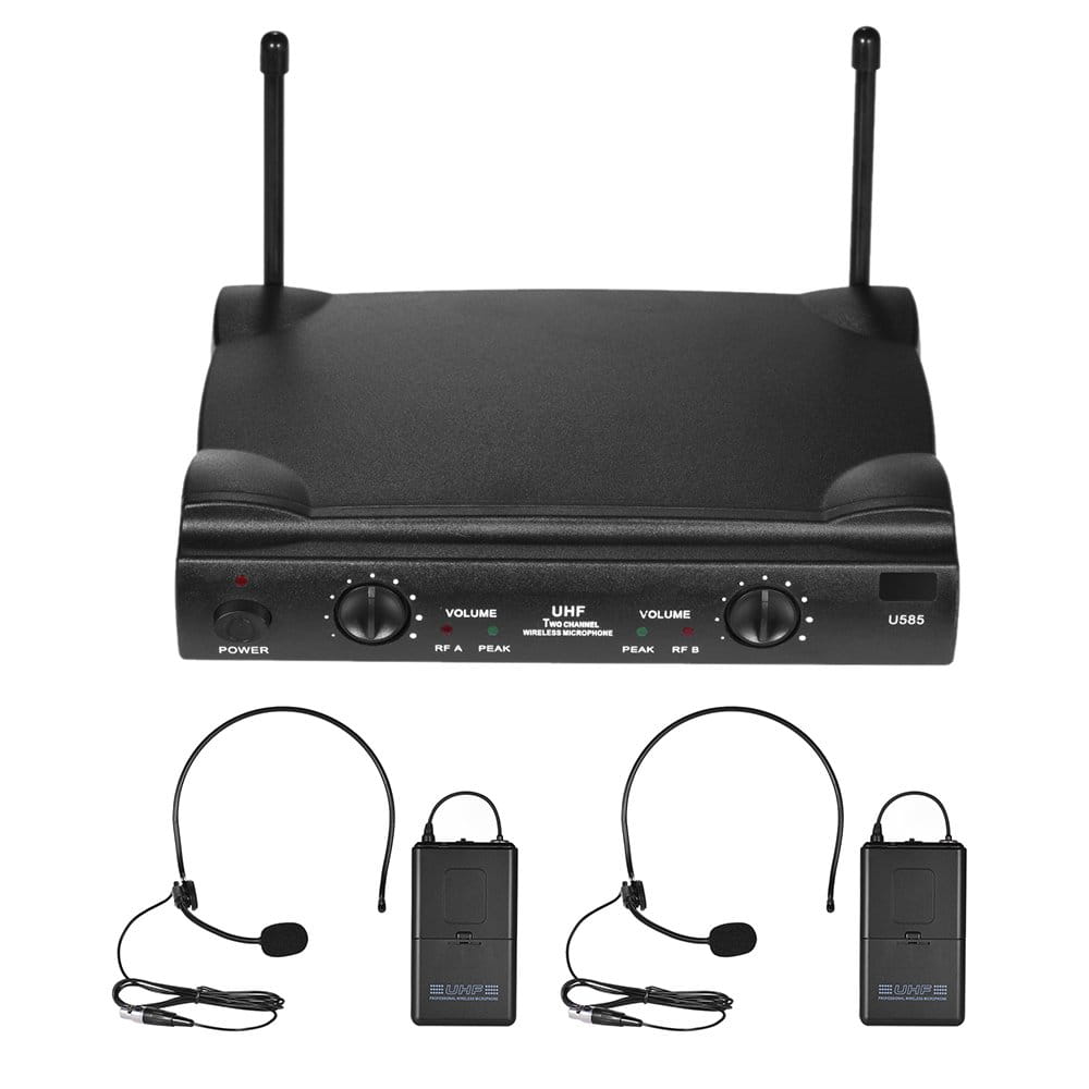 Bezprzewodowy zestaw mikrofonowy UHF ammoon U585B