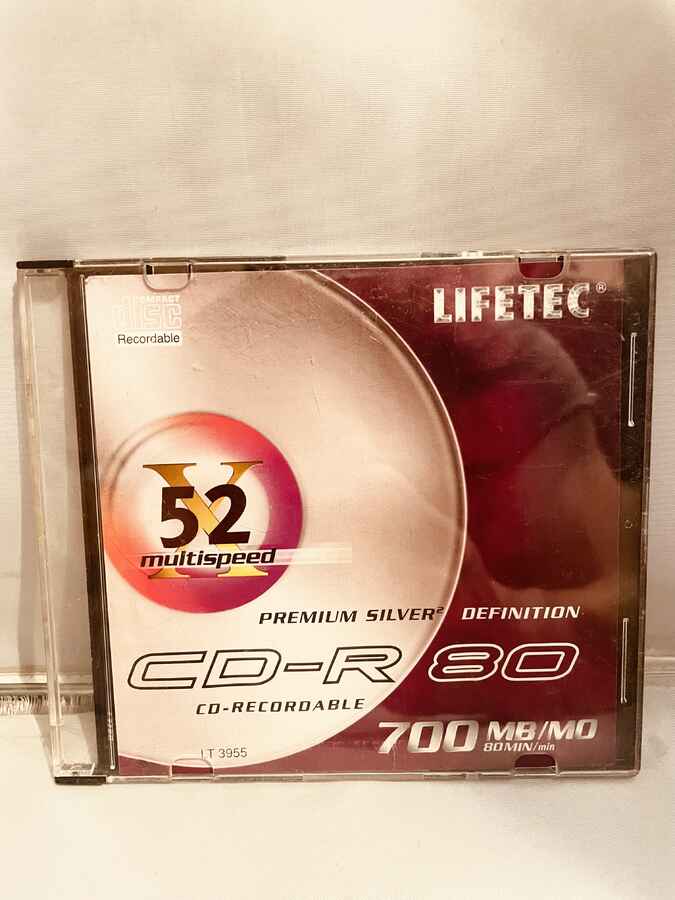 Płyta kompaktowa LIFETEC Premium Silver 700MB CD-R 80