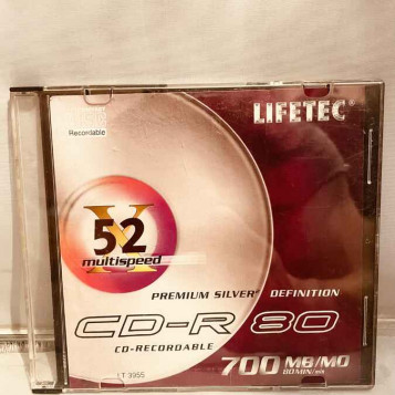 Płyta kompaktowa LIFETEC Premium Silver 700MB CD-R 80