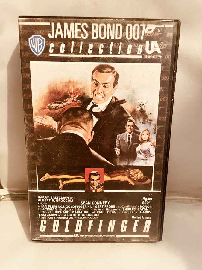 Płyta VHS film James Bond 007 Goldfinger Sean Connery