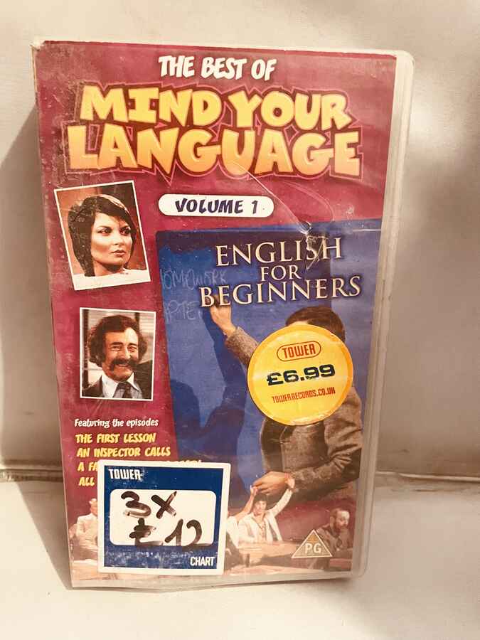 Płyta VHS film Mind Your Language: The Best Of - Volume 1